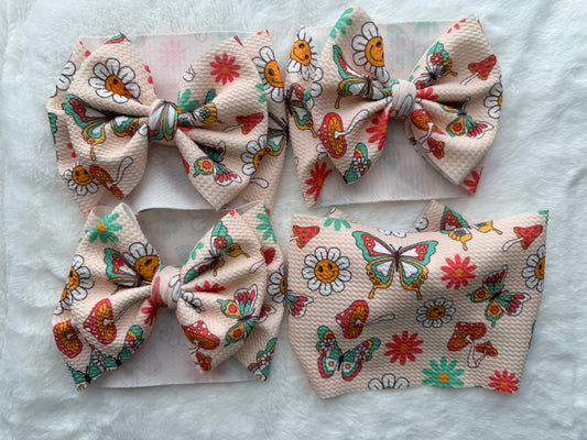 Groovy Summer Big Bow Headwrap