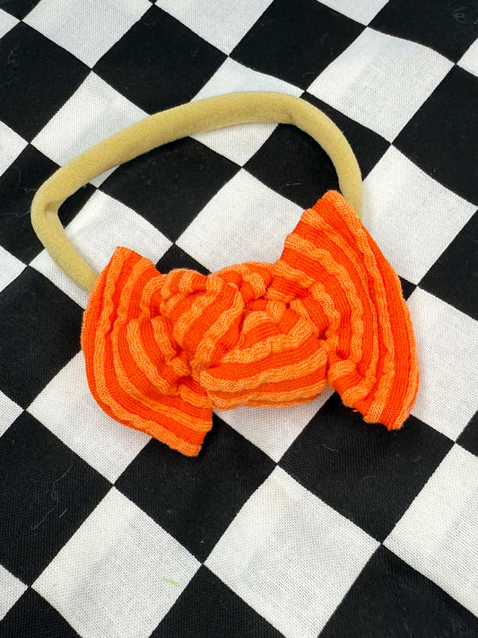 The Neons Electric Orange Bow on Nylon