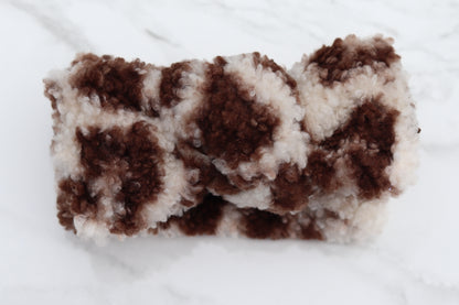 Cozy Cheetah Knotted Wrap