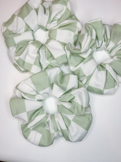 Checkered Scunchies