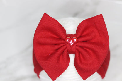 Red Heart Big Bow Headwrap