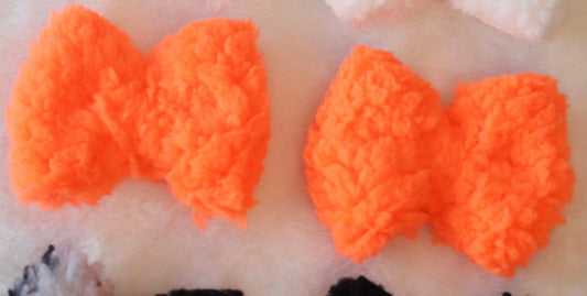 Electric orange Sherpa piggies