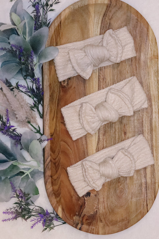 Cozy Sweater Knotted Headwrap