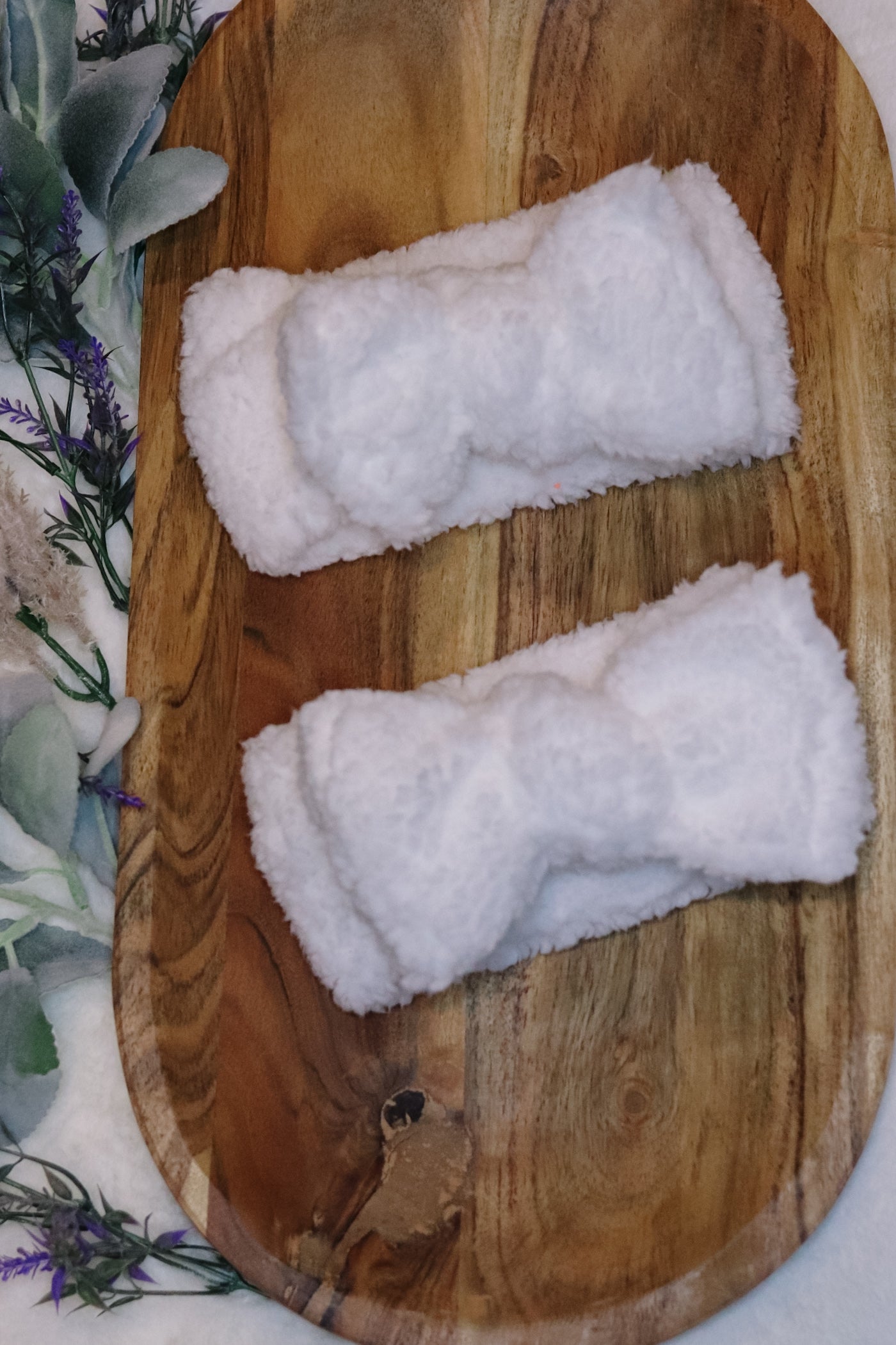 Bright White knotted Headwrap