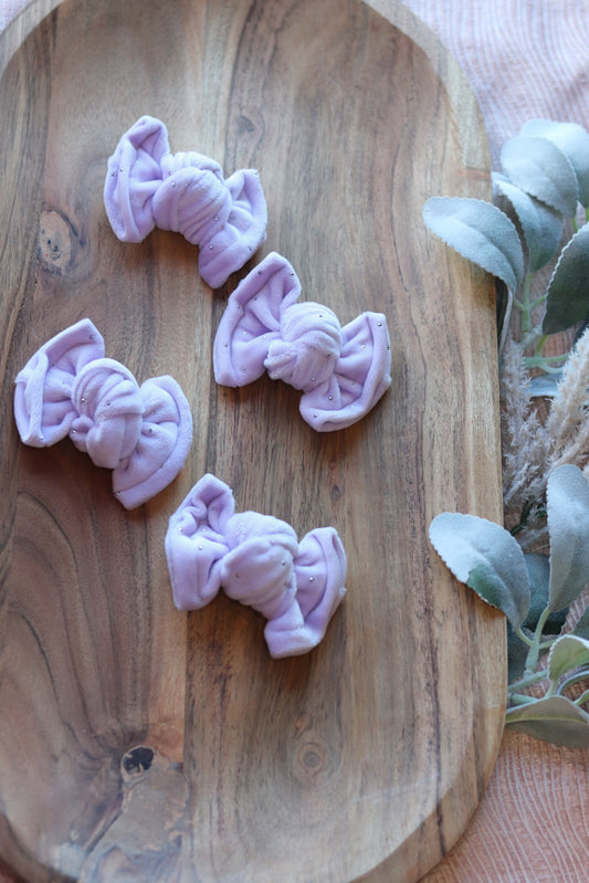 Purple Sparkle piggies
