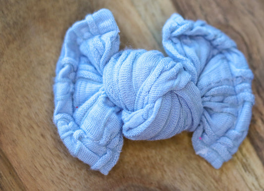Light Blue Weaved piggies
