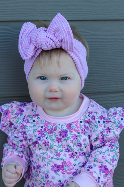 Spring Solids Lavender Knotted Headwrap
